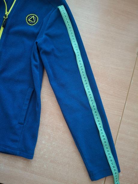 Mikina ns zips modrá, crivit,158