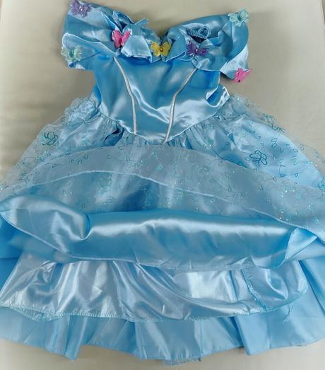 Novy 122/128 kostym popoluska,cinderella,7-8 r.,