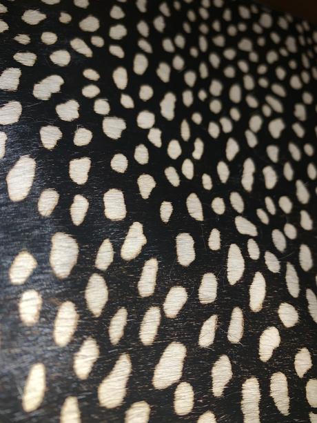 Clutch brusena koza zvieraci vzor, mango