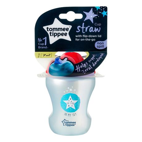 Tommee tippee 470157 pohár so slamkou 230ml, 7m+, 