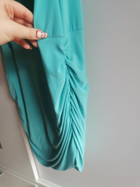 Šaty spoločenské tyrkysové, 44