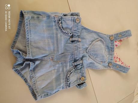 Riflové kraťasy na traky, h&m,86
