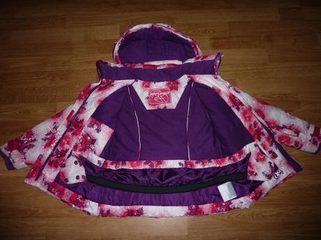 Dievčenská lyžiarska bunda rodeo limitovaná edícia, 122