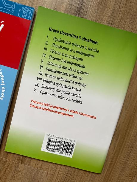 Slovensky jazyk 5. rocnik a hrava slovencina 5, 
