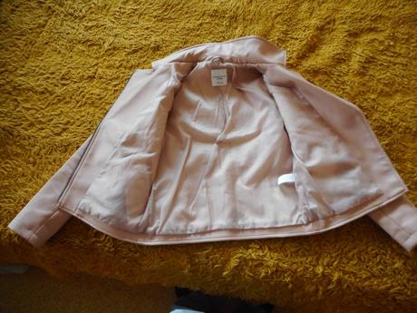 Dievčenská koženková bundička 134cm, sinsay,134