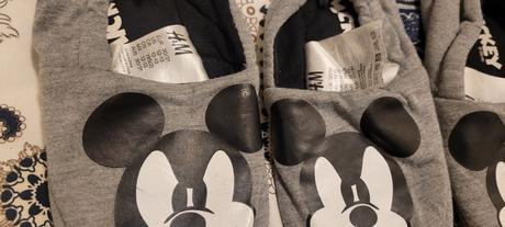 Papuce mickey mouse dvojicky, h&m,30