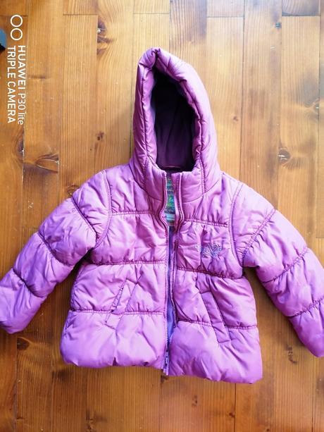 Fialovo-cyklamenová zimná bunda 116, 116