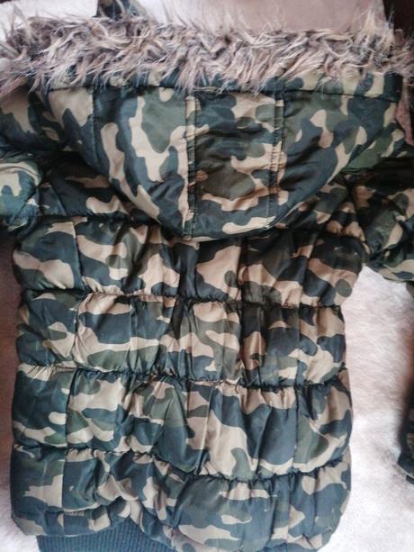 Maskáčová zimná bunda, 128