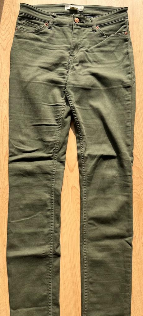 Zelené nohavice h&m, h&m,38