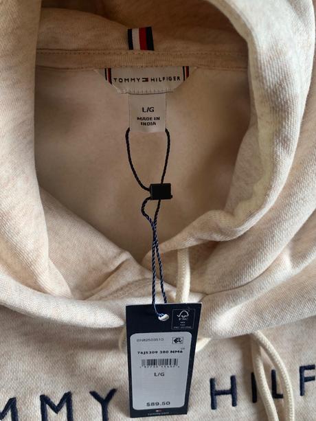 Dámska mikina tommy hilfiger - veľ. l, tommy hilfiger,l