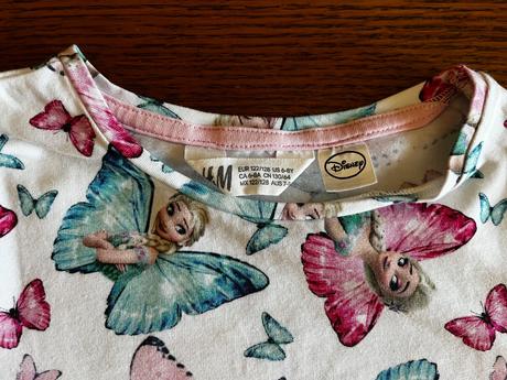 Tričká s motívom frozen 122/128 - dvojbalenie, h&m,122