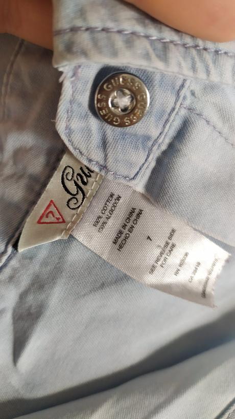 Guess riflová košeľa, guess,128