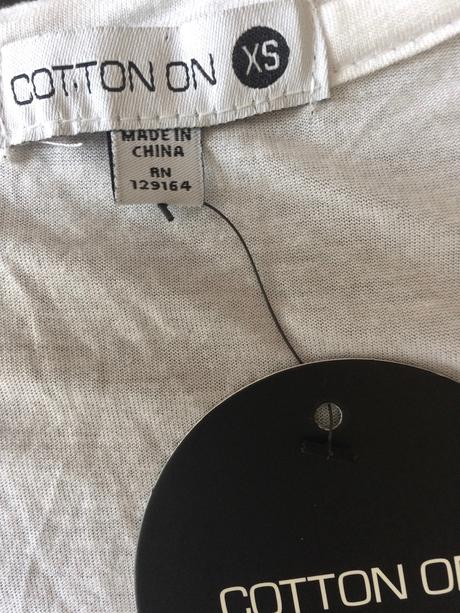 Cotton on viskózové tričko vel.xs/s, 34 / 36 / s / xs