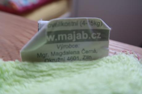 Limetková kalhotková plenka na snappi sponu, majab