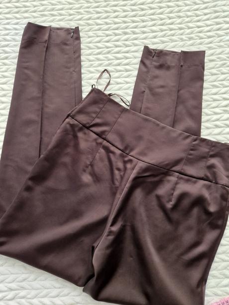 Tmavohnedé elegantné nohavice apart, 40 / 42 / l