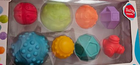 Senzorické loptičky - 8 ks, 