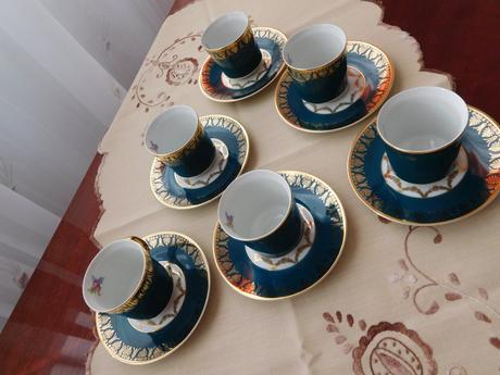Čajová súprava porcelánová-čechoslovákia,, 