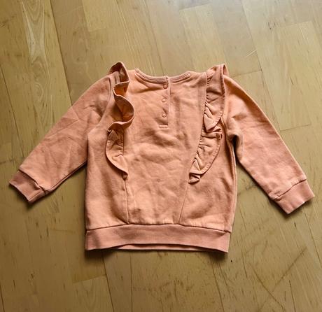 Mikina bunda oranzova volanik, f&f,80