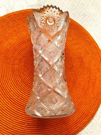 Kryštálová váza bohemia,