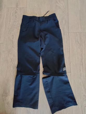 Detské softshell.nohavice alpine pro 2v1, 128-134, alpine pro,128