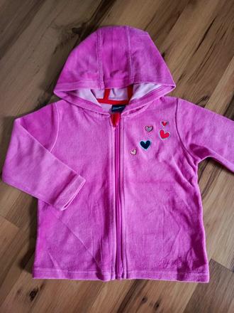 Zamatová mikinka 86/92, lupilu,86