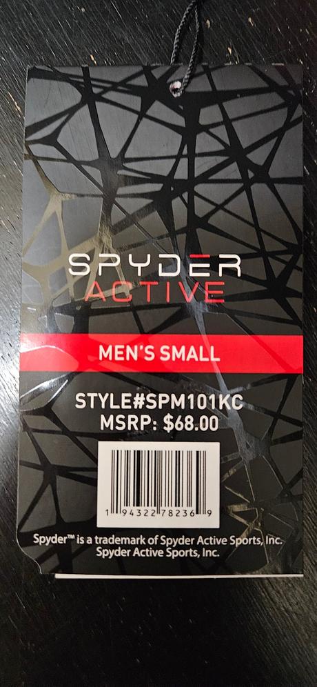 Spyder pánsky funkčný termo rolák veľkosť s, s