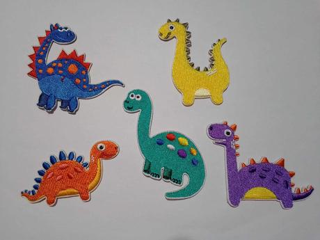 Nažehľovačka farebný dinosaurus - 5 druhov, 