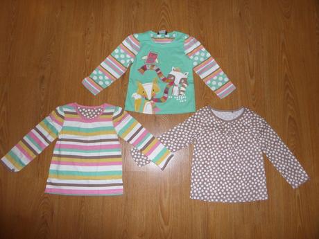 Farebné tričká 3ks, george,110