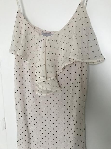 Bodkované tielko, h&m,s