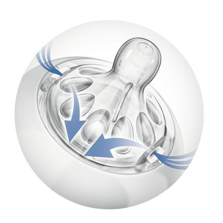 Náhradný cumel natural na fľašu avent natural 1m+, avent