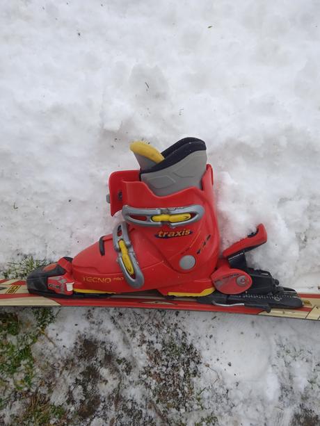 Detské lyže 80 +lyžiarky, elan,80-89 cm