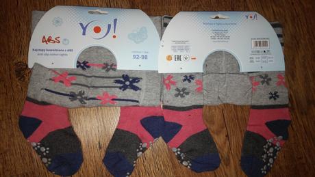 Bavlnené pančuchy s abs, 92 / 98