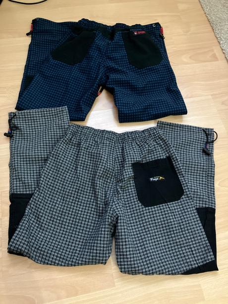 2x turisticke nohavice, kugo,134