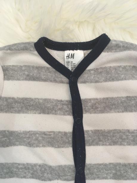 Fleecové pyžamko, h&m,80