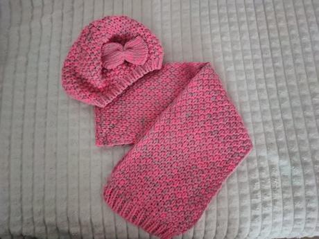 Štrikovana súprava-baretka, 86