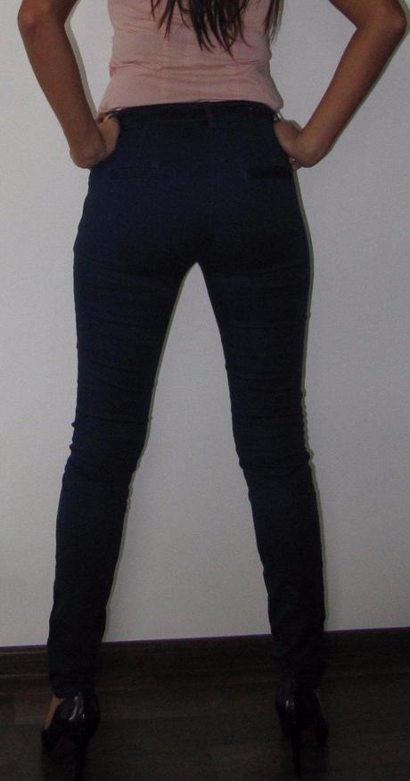 H&m nohavice s vyšším pásom, h&m,34