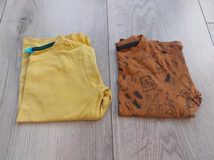 Tričká dlhý rukáv 2ks little kids, pepco,104