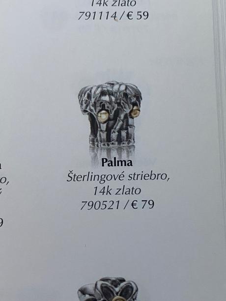 Pandora bicolor palma, pandora