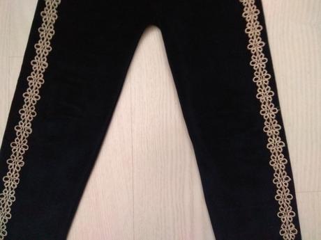 Zateplené legíny velurove, 122