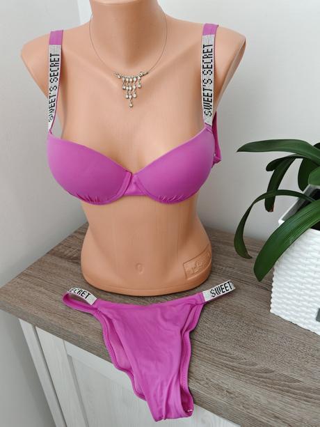 Plavky ružovo fialové krásne - m košíky 75-80 b, m