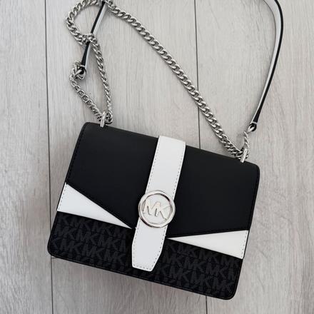 Michael kors greenwich čierna / biela, originál, michael kors