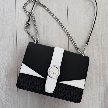 Michael kors greenwich čierna / biela, originál, michael kors