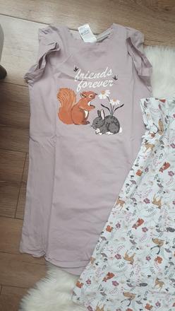 2x bavlnené pyzamko h&m, h&m,146