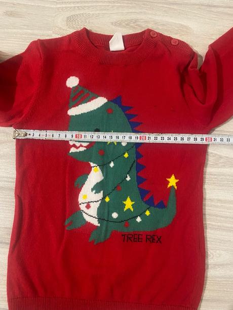 Vianočný svetrik, h&m,98