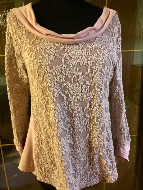 Blúzka kombinovaná, new yorker,m