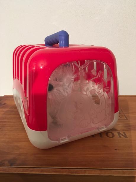 Plyšový psík s prenosnou taskou, 