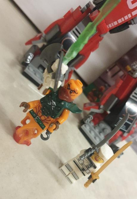 Skladačka úplná kópia lego ninjako 70615 - robot,