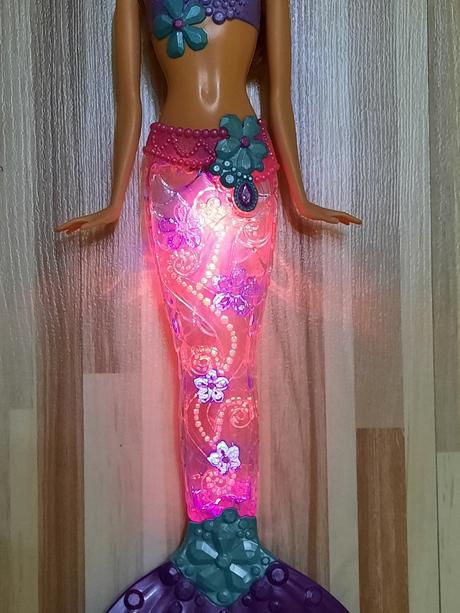 Barbie bruneta morská víla panna mermaidia, 