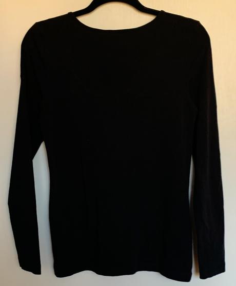 Edc b esprit čierne tričko s dlhým rukávom, esprit,m