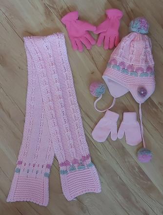 Zimný set pre dievčatko, 98